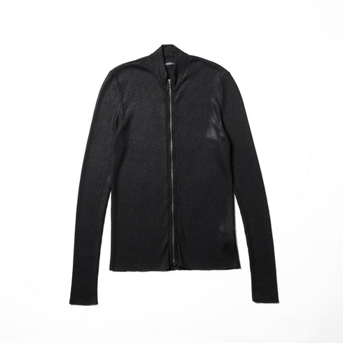 JULIUS 917KNM1-C Black / Skinny Knit Top